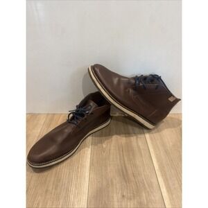 Men's Leather Lacoste Millard Chukka Boots‎ Size 11 In Brown